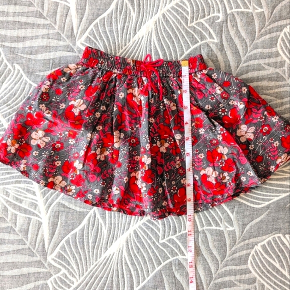 100% Silk 77Kids Baby Toddler Girl Flower Pattern Skirt